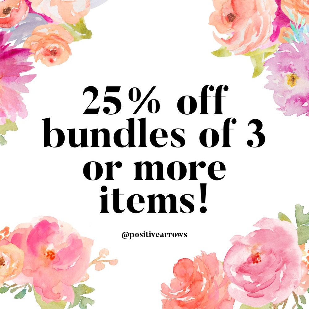 25% off INSTANTLY when you bundle 3 or more items